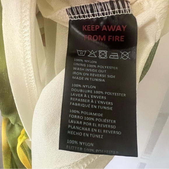 Urban Outfitters Mesh Landscape Y2K Mini Dress Size Small - Picture 10 of 13